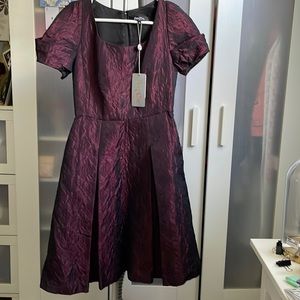 Beautiful dark wine dress for the wedding or holidays party, size 9